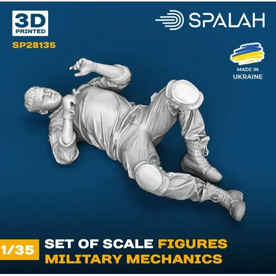 Spalah 28135 1/35 Set Of Figures Military Mechanics