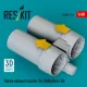 Reskit Rsu48-0596 1/48 Rafale Exhaust Nozzles For Hobbyboss Kit 3d Printed