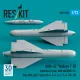 Reskit Rs72-0532 1/72 Agm-62 Walleye I Er Missiles 2 Pcs With An/Awg-16 Data Link Pod 1 Pcs