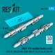 Reskit Rs72-0557 1/72 Mbd2-67u Multiple Bombs Racks 2 Pcs