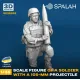 Spalah 28535 1/35 Figure Soldier With 105 Mm Projectile