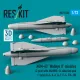 Reskit Rs72-0563 1/72 Agm-62 Walleye Ii Missiles 2 Pcs With An/Awg-16 Data Link Pod 1 Pcs