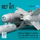 Reskit Rs72-0563 1/72 Agm-62 Walleye Ii Missiles 2 Pcs With An/Awg-16 Data Link Pod 1 Pcs