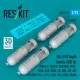 Reskit Rs72-0571 1/72 Mk-xvii Depth Bombs 350 Lb 4 Pcs Resin Kit