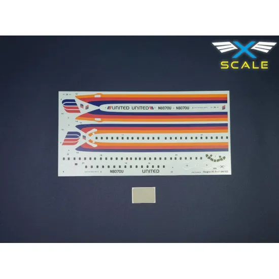 X-scale 144010 1/144 Airliner Dc-8-61 Long-range Narrow-body Passenger Airliner