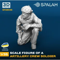 Spalah 28635 1/35 Figure Artillery Crew Soldier Resin Model