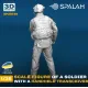 Spalah 28735 1/35 Figure Soldier With Handheld Transceiver Resin Model
