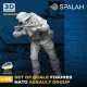 Spalah 28935 1/35 Set Of Figures Nato Assault Group Resin Model