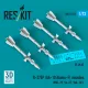 Reskit Rs72-0577 1/72 R-27ep Aa-10 Alamo-f Missiles 4 Pcs Resin Kit