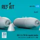 Reskit Rs72-0578 1/72 Blu-1a 750 Lb Napalm Bombs 4 Pcs Resin Kit