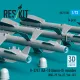 Reskit Rs72-0582 1/72 R-27et Aa-10 Alamo-d Missiles 4 Pcs Resin Kit