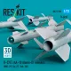 Reskit Rs72-0582 1/72 R-27et Aa-10 Alamo-d Missiles 4 Pcs Resin Kit