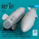 Reskit Rs72-0589 1/72 B43-1 Nuclear Bombs 2 Pcs Resin Kit