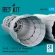 Reskit Rsu72-0223 1/72 F-4 E, J, Ej, F, G, S Phantom Ii Exhaust Nozzles For Finemolds Kit