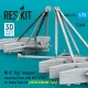 Reskit Rsu72-0274 1/72 Mi-8 Hip Weapon Mounting Frame With Bd3-57krv Hobby Boss