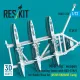 Reskit Rsu72-0274 1/72 Mi-8 Hip Weapon Mounting Frame With Bd3-57krv Hobby Boss