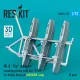 Reskit Rsu72-0275 1/72 Mi-8 Hip Weapon Mounting Frame With Bd3-57krv For Hobby Boss Kit Ukraine Late 2 Pcs