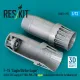 Reskit RSU72-0297 1/72 F‑15 Eagle/Strike Eagle A, B, C, D, E early J F100-PW-220 open exhaust nozzles for Academy kit