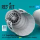 Reskit RSU72-0299 1/72 F‑15 Eagle/Strike Eagle A, B, C, D, E early, J F100-PW-220 open exhaust nozzles for Revell kit