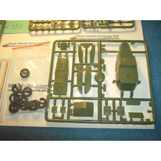 Armored Soviet Vehicle BA-3 WWII 1/72 UM 320