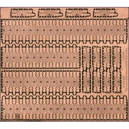 Photoetched tracks set for UM,Dragon, Revell SU-85, SU-100, T-34/85 (1943) kits 1/72 ACE pe7245