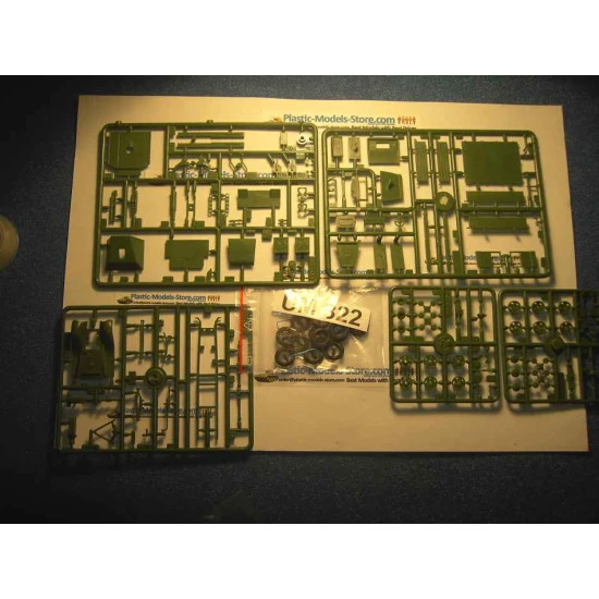 SU-1-12 76mm Gun on Gaz-AAA Soviet Truck WWII 1/72 UM 322