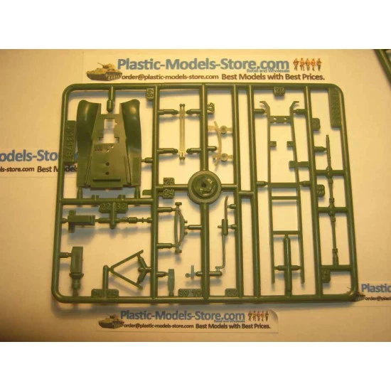 SU-1-12 76mm Gun on Gaz-AAA Soviet Truck WWII 1/72 UM 322