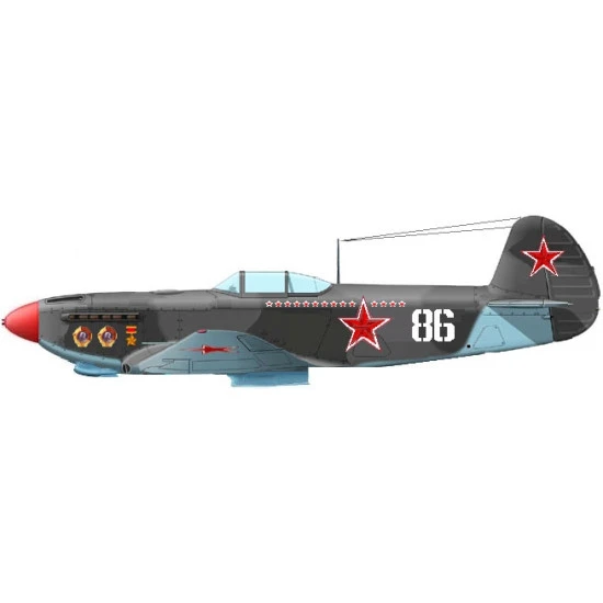 Yakovlev Yak-9DD WWII Russian fighter 1/48 Ark Models 48002
