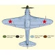 Yakovlev Yak-7B Russian fighter, ace P. Pokryshev 1/48 Ark Models 48011