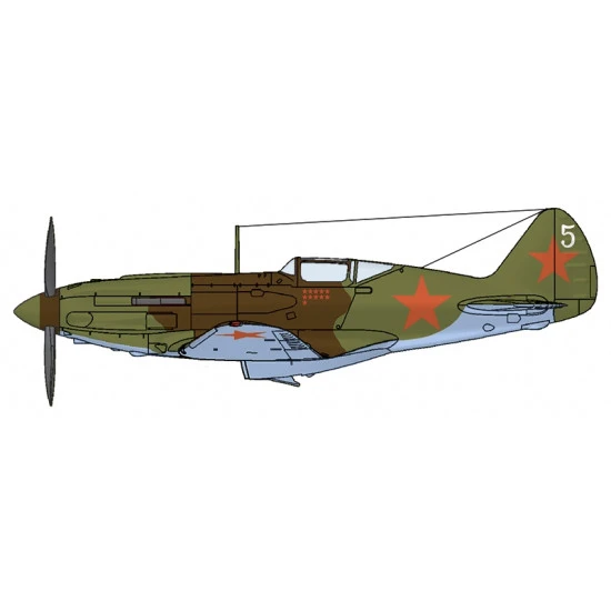 Mikoyan MiG-3 Russian fighter 1/48 Ark Models 48012 Mikoyan MiG-3 Russian fighter 1/48 Ark Models 48012