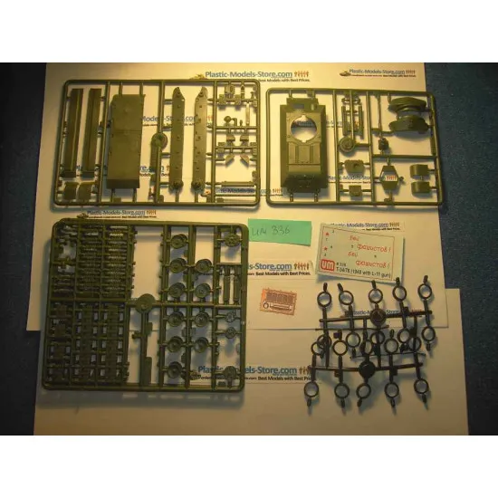 T-34/76 Soviet Tank M.1940 w/L11 Gun WWII 1/72 UM 336