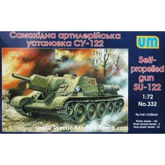 SU-122 Soviet Self-Propelled Gun Tank WWII 1/72 UM 332