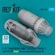Reskit RSU72-0302 1/72 F‑15 Eagle/Strike Eagle A, B, C, D, E early J F100-PW-220 closed exhaust nozzles for Hasegawa kit