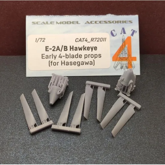 Cat4-r72011 1/72 E-2a/B Hawkeye 4-blade Props Early For Hasegawa