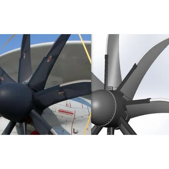 Cat4-r72013 1/72 E-2c Hawkeye Np2000 Props For Hasegawa