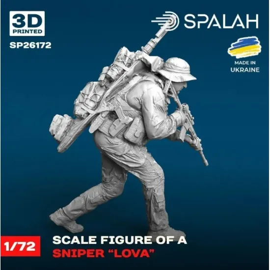 Spalah 26172 1/72 Figure Sniper Lova Resin Model