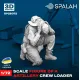 Spalah 28072 1/72 Scale Figure Artillery Crew Loader Resin Model