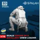 Spalah 28072 1/72 Scale Figure Artillery Crew Loader Resin Model