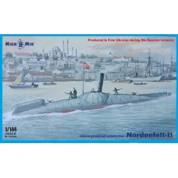 Mikro Mir 144-040 1/144 Nordenfelt 2 Steam-powered Submarine Plastic Model Kit