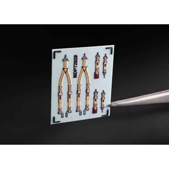 Metallic Details Mdp72029 1/72 P-47 P-51 Seat Belts Accessories Kit