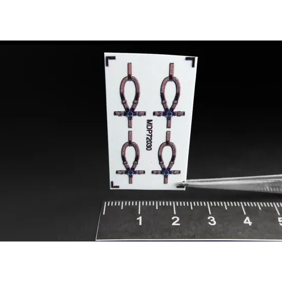 Metallic Details Mdp72030 1/72 Uh-60 Seat Belts For Pilot Seats Accessories Kit