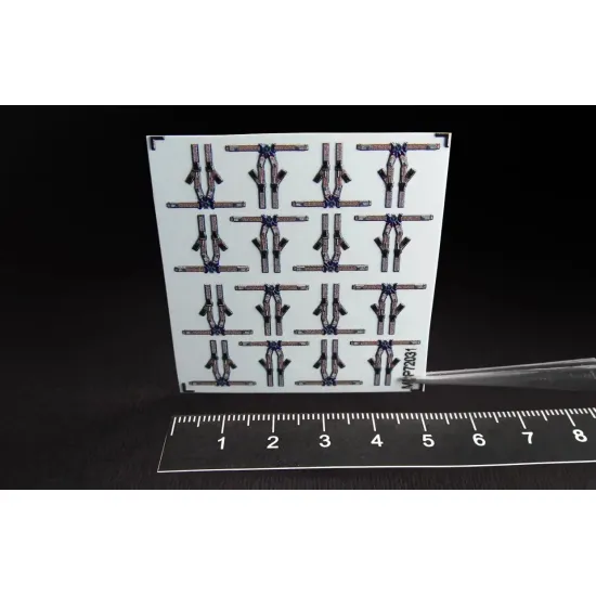 Metallic Details Mdp72031 1/72 Uh-60 Seat Belts For Cabin Seats Accessories Kit