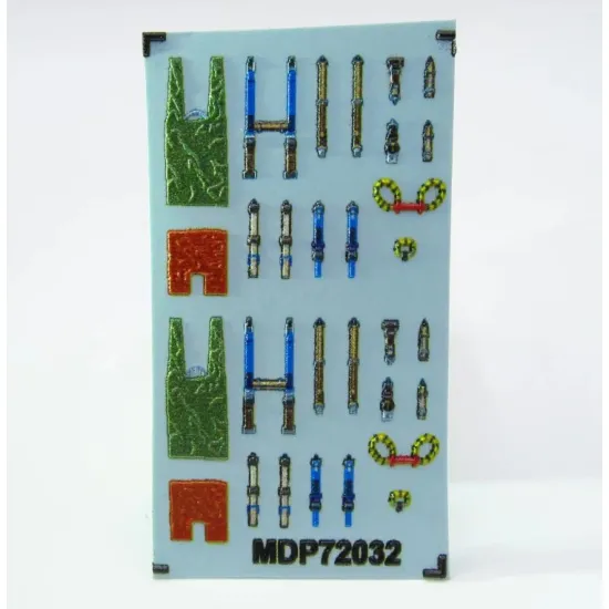 Metallic Details Mdp72032 1/72 Martin-baker Mk 4 Seat Belts Accessories Kit