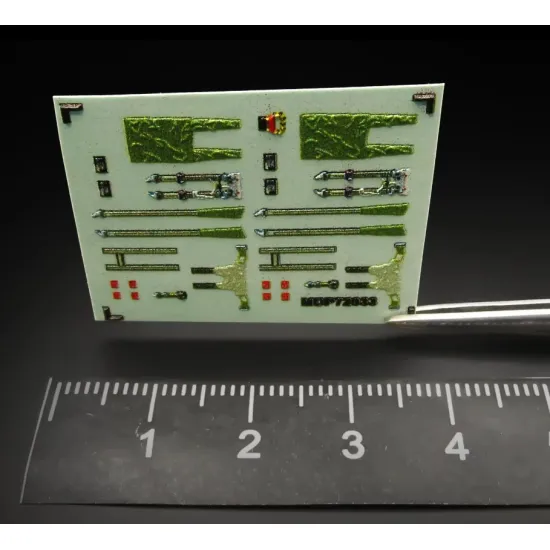 Metallic Details Mdp72033 1/72 Martin-baker Mk 9 Seat Belts Accessories Kit