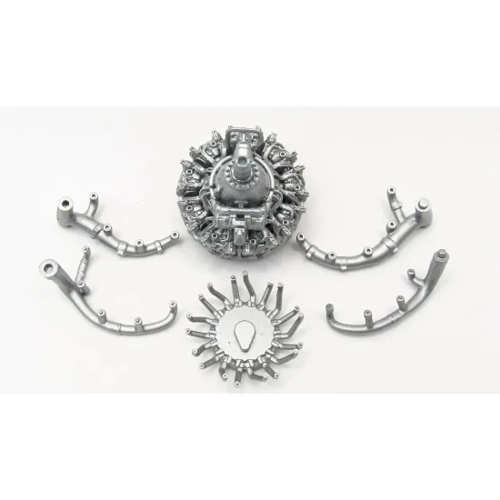 Metallic Details Mdr72122 1/72 Wright R-3350 Engine 3d Printed Version Accessories Kit