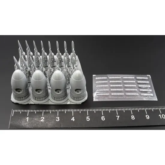 Metallic Details Mdr72123 1/72 Av-68i Airscrew Late Type For 2-18 And An-12 Planes Accessories Kit