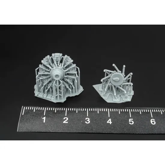 Metallic Details Mdr72125 1/72 Bmw Bramo Fafnir 323 Engine Accessories Kit