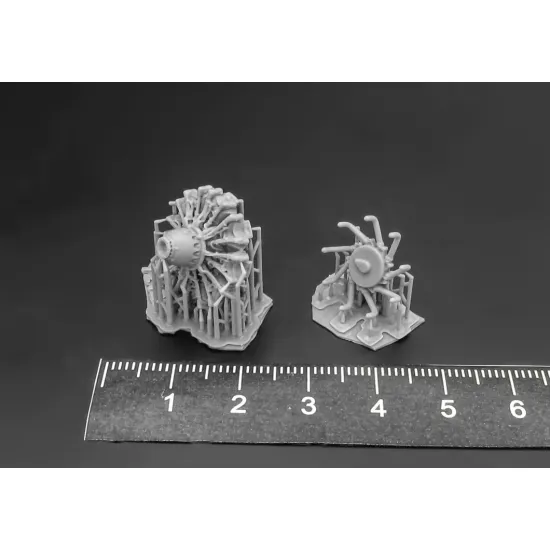 Metallic Details Mdr72125 1/72 Bmw Bramo Fafnir 323 Engine Accessories Kit