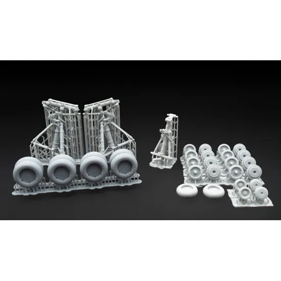 Metallic Details Mdr72128 1/72 Il-18 20 22 38 Landing Gears With Wheels Amodel Accessories Kit