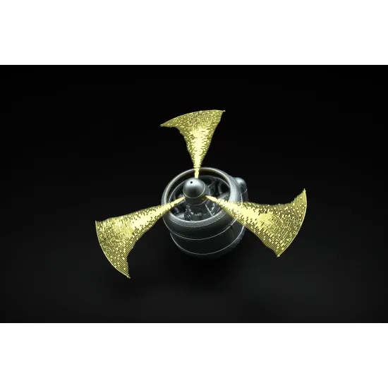Metallic Details Md4854 1/48 Rotating Propeller Type 2 Accessories Kit